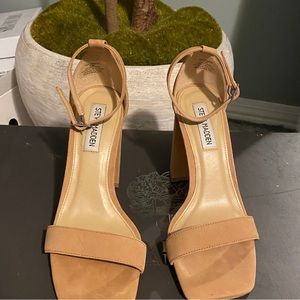 Steve Madden Nude Chunky Heels